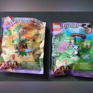 All pieces accounted for - LEGO Friends small Jungle Panda and Lion Playset